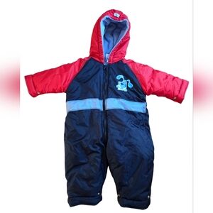 Vintage Y2K (2002) Nick Jr. Blue's Clues baby snowsuit winter bunting Suit